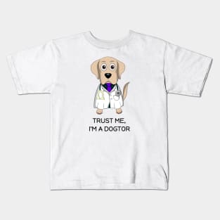 Trust Me, I'm a Dogtor Kids T-Shirt